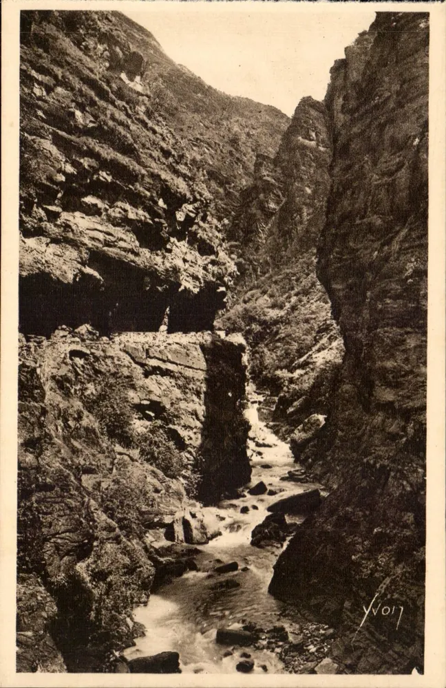 Gorges do Cians — França — Edições d'Art YVON - Frente