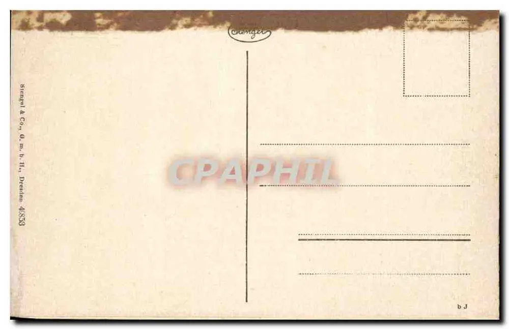 Mainz — Total von der Rheinseite — Steengel & Co., Dresde - Achterkant
