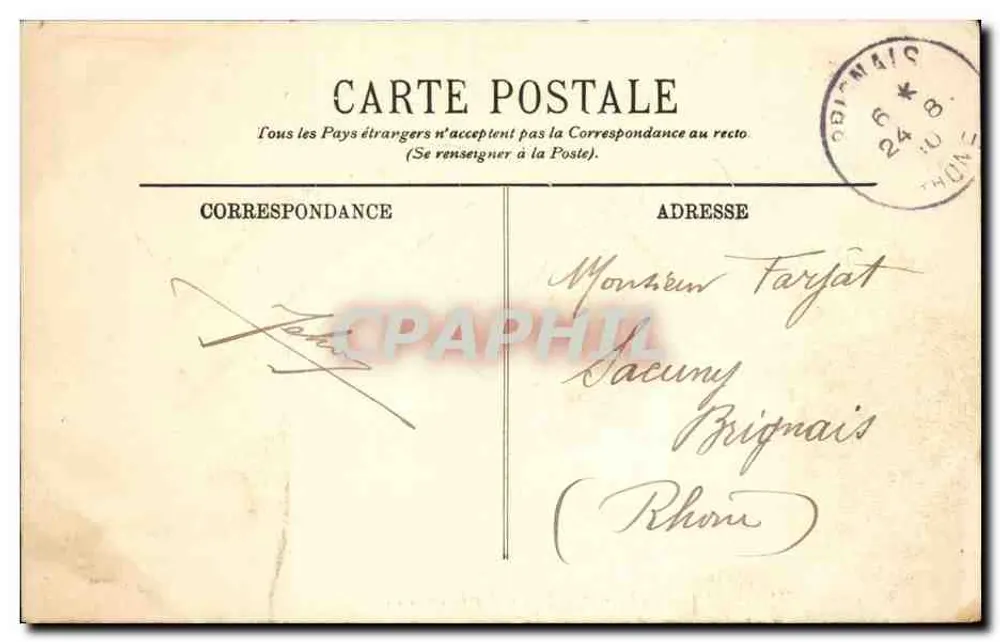 Paris (IVe) — Das Rathaus und die Pont d'Arcole — LL. - Rückseite