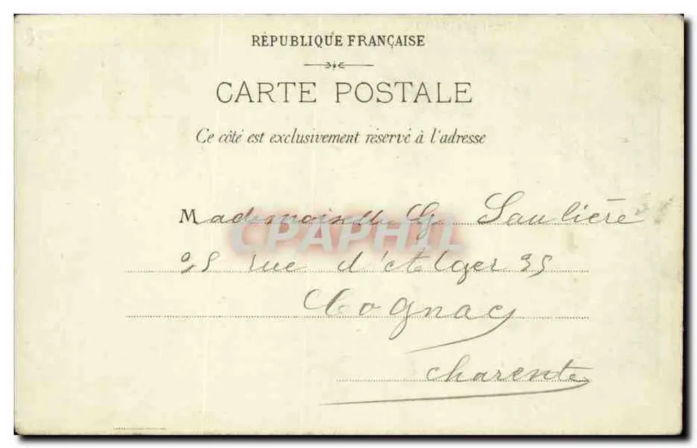 Musée Grévin — Die Krönung des Zaren — La Photographe, Paris - Rückseite