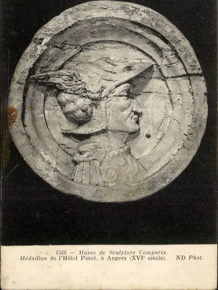 Medaille des Hôtel Pincé — Museum für vergleichende Skulptur, Angers — ND Phot. - Vorderseite