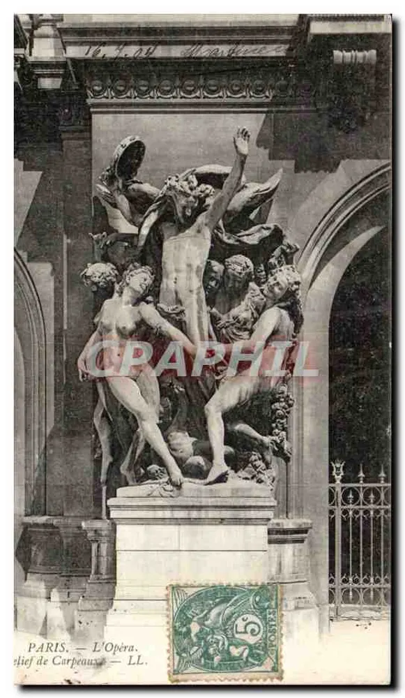 Paris — A Ópera — Alívio de Carpeaux — LL. - Frente