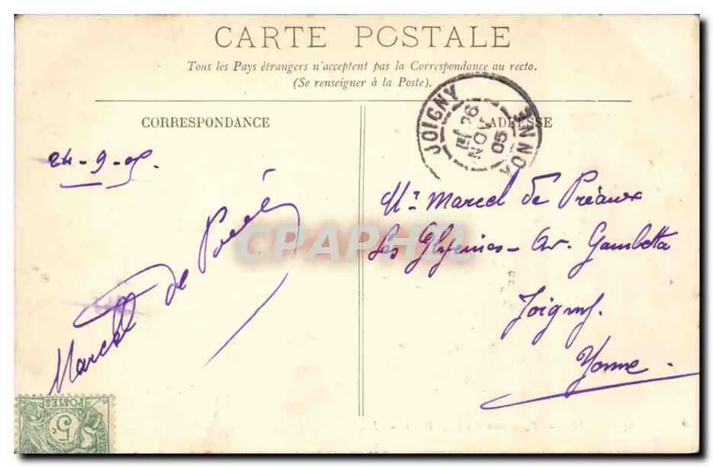 Parigi — Panorama dei Otto Ponti — LL. — n°123 - Verso