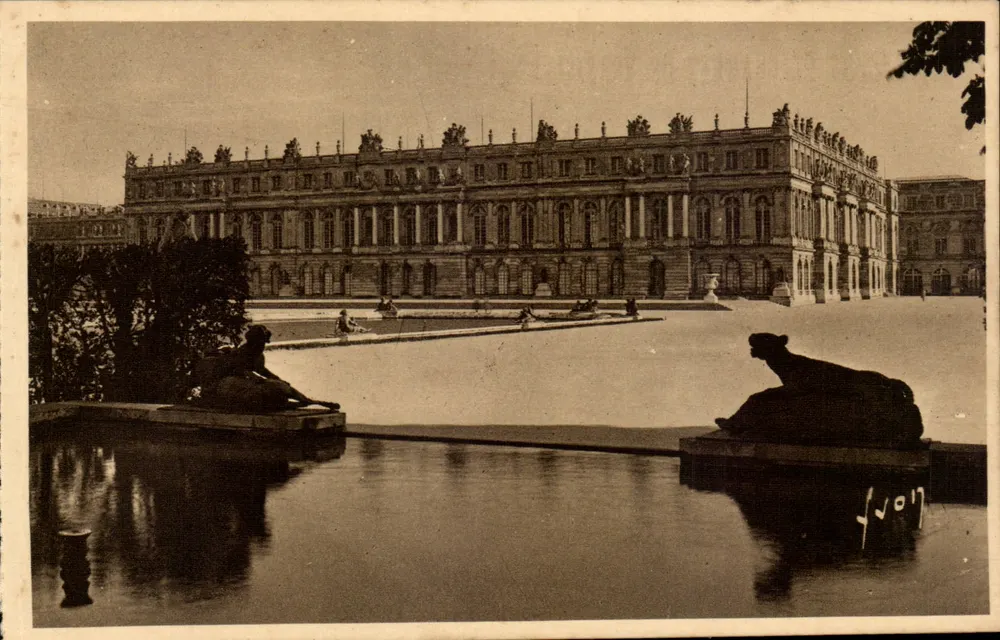 Schloss Versailles — Blick vom Cabinet du Point du Jour — Éditions Yvon, Paris - Vorderseite