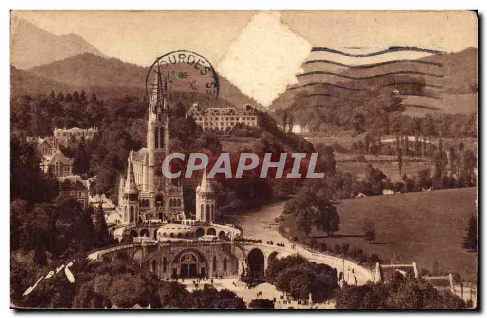 Lourdes — A Basílica — Edições Jové, Pau (B.P.) - Frente