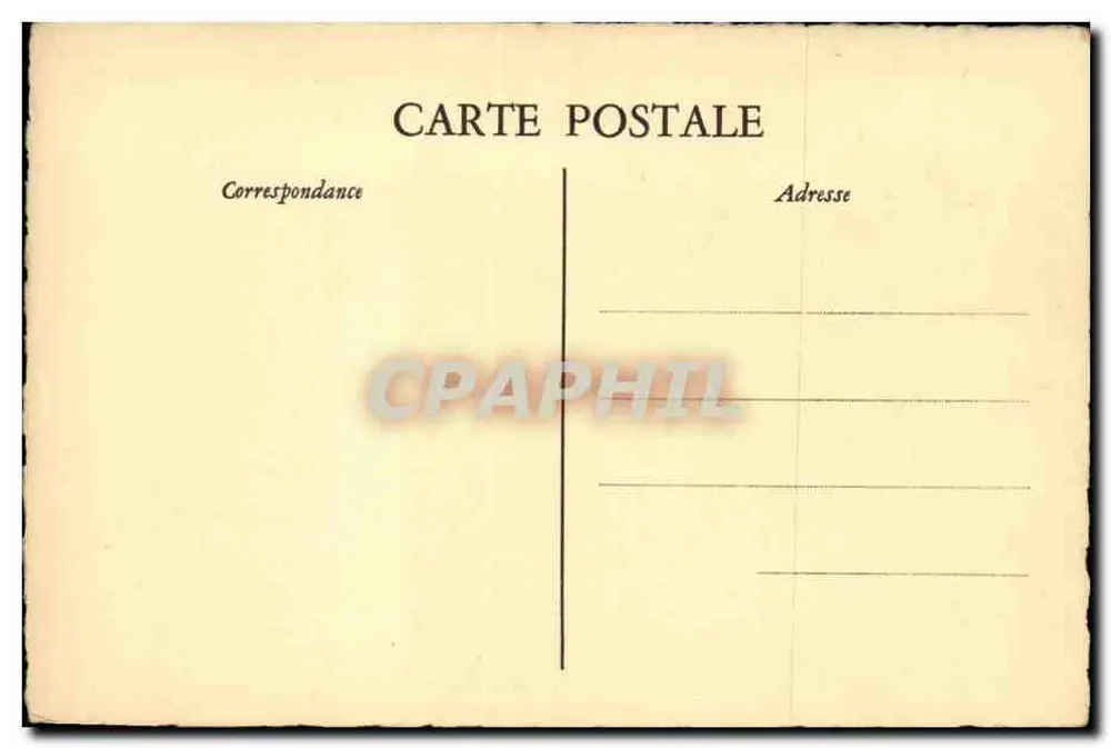 Montmartre — La Rue Cortot — unbekannter Verleger - Rückseite