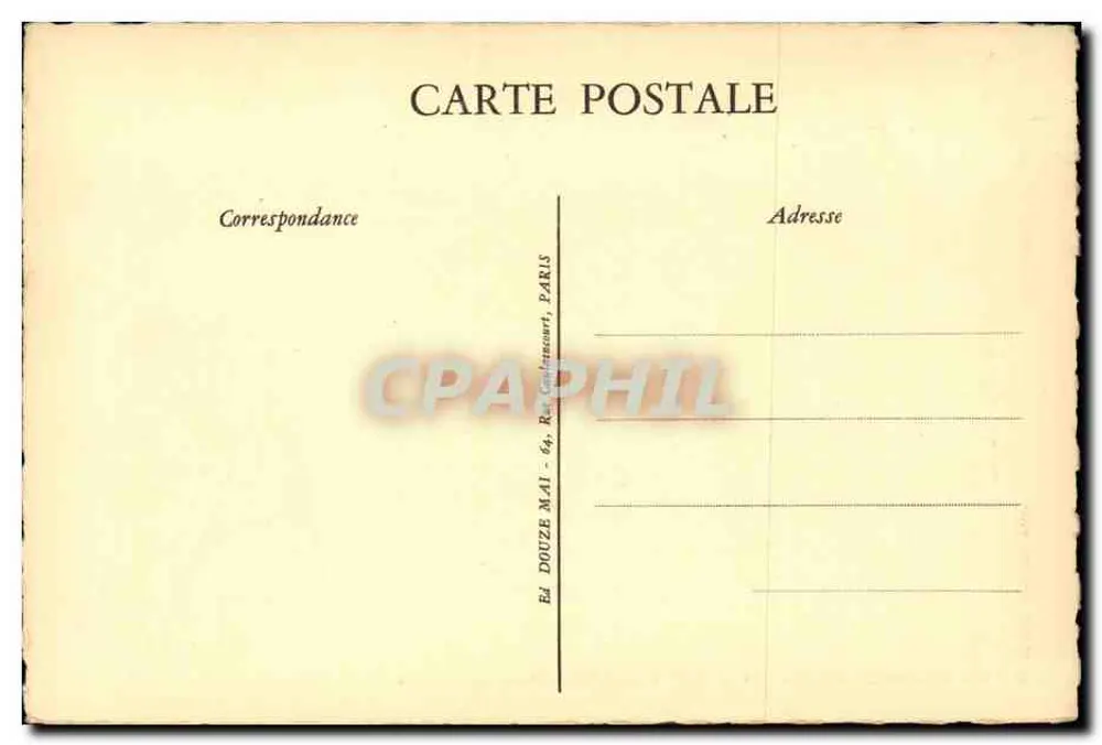 Paris - Madeleine — editor Douze Mai, Paris - Verso
