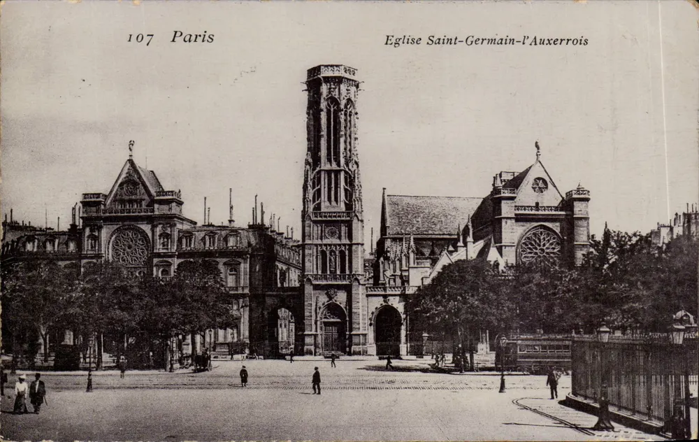 Igreja de Saint-Germain-l'Auxerrois — Paris — Brevet L. D. F. n°107 - Frente
