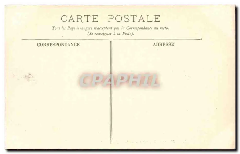 Paris — O Arco do Triunfo e os Campos Elísios — LL. - Verso