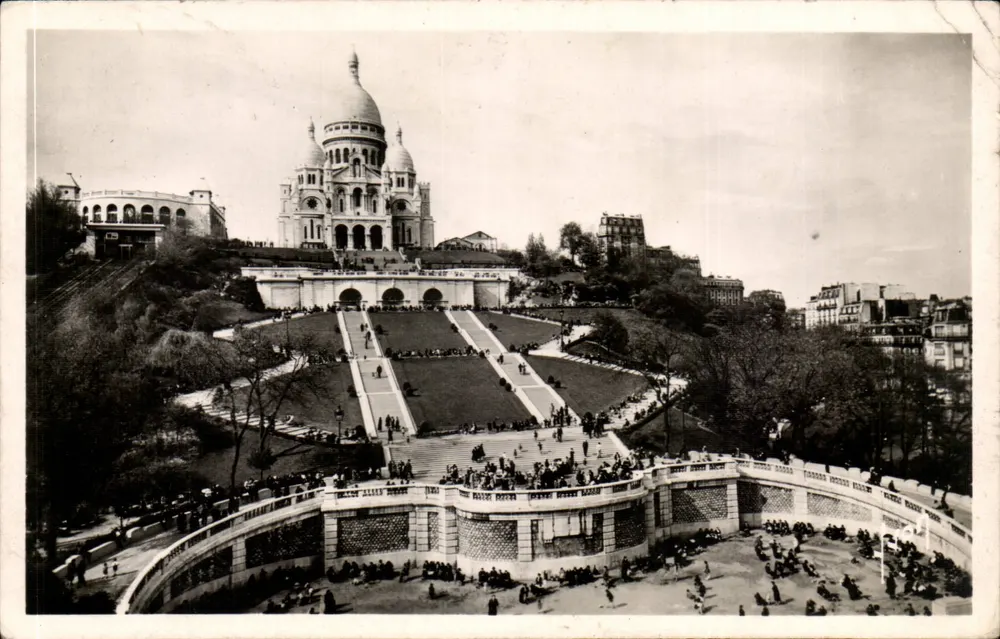 Sacré-Cœur — Paris — Éditions Françaises, B. 117 - Vorderseite
