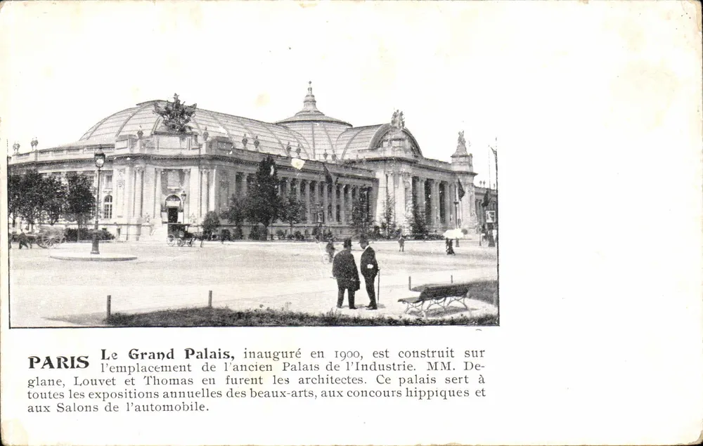 Paris — O Grand Palais — editor não identificado - Frente