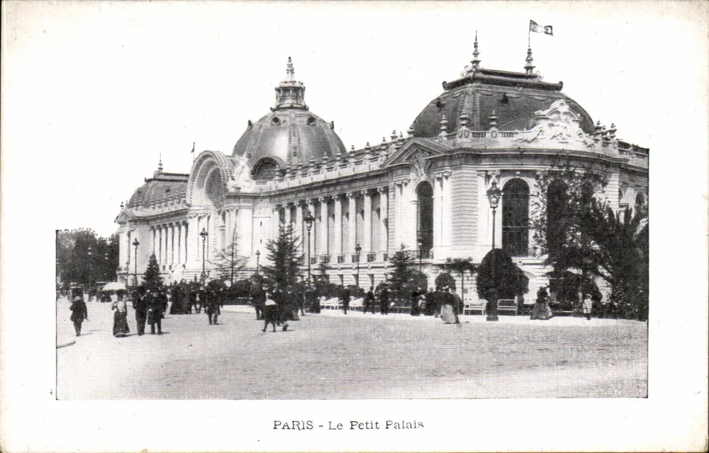 PARIS - O Pequeno Palácio — vista arquitetônica — editor não identificado - Frente