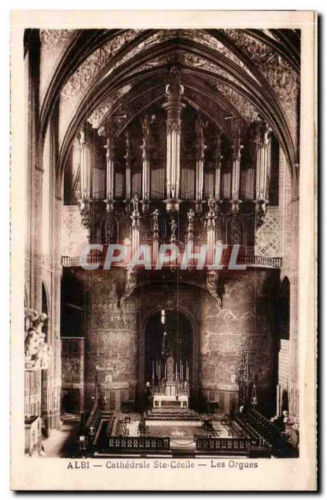 Albi — Kathedrale Sainte-Cécile — Die Orgeln - Vorderseite