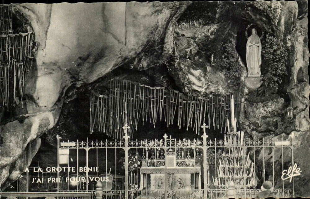 A Grotta bendita — Lourdes — Editor: Pyrénées-Océan, n° 825 N - Frente