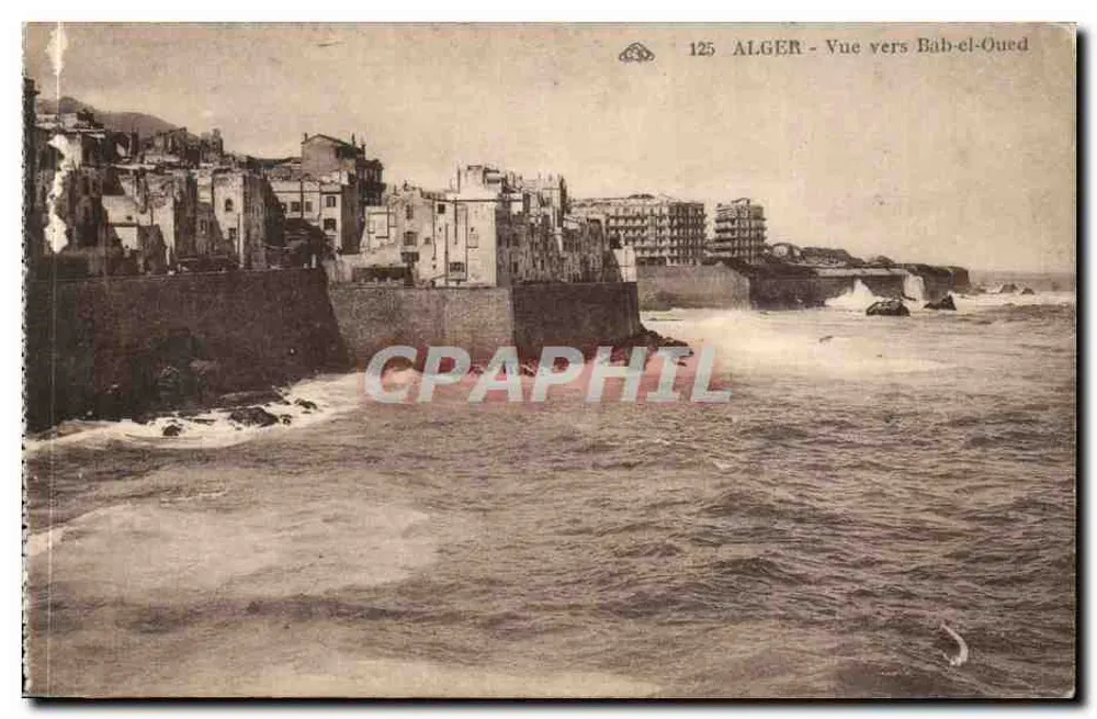 ALGER - Blickrichtung Bab-el-Oued — Nr. 125 - Vorderseite