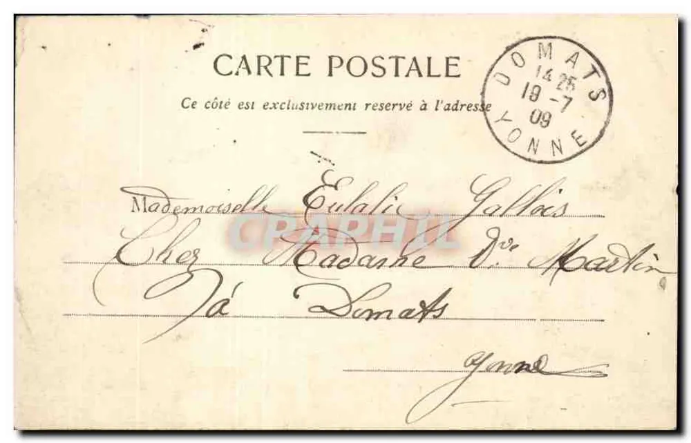 Paris - Notre-Dame - A Abside - Editor desconhecido, número de série não visível - Verso