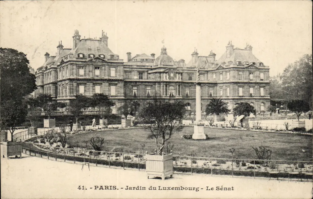 Paris - Jardin du Luxembourg - Le Sénat - Vorderseite