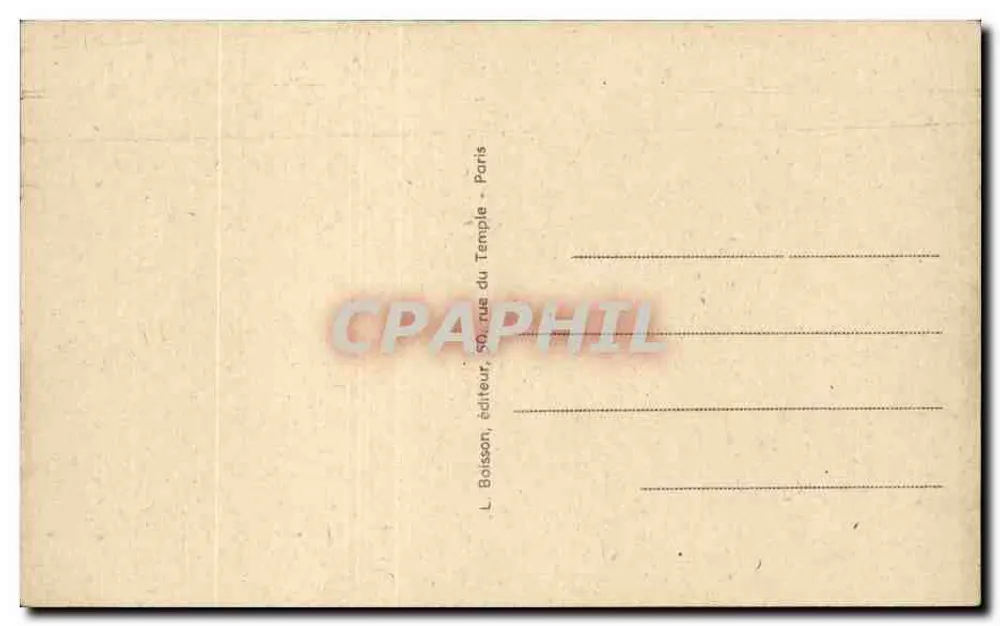 पेरिस (7e) — ला टूर एफ़फ़ेल — एल. बोइसॉन, प्रकाशक, 50, रू डू टेम्पल - पेरिस - पीछे
