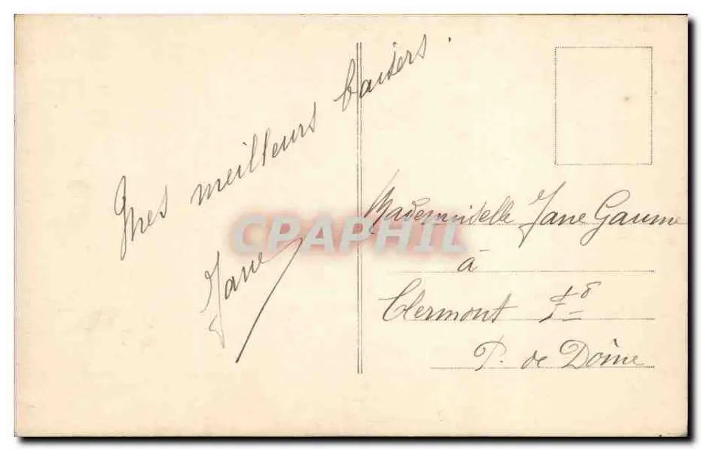 Gesittete junge Frau mit Blumenbouquet — Zärtliches Andenken — Verlag ELA, Nr. 1064 - Rückseite