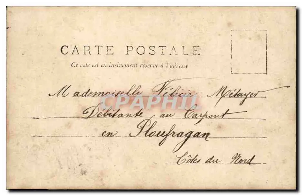 Chassé-croisé — Natur-Szene — R.P.I. 156 - Rückseite