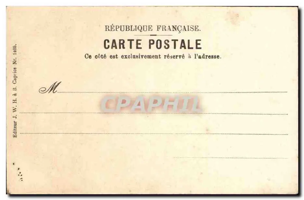 Menina com vestido florido — Reudlinger Paris — n° 1405 - Verso