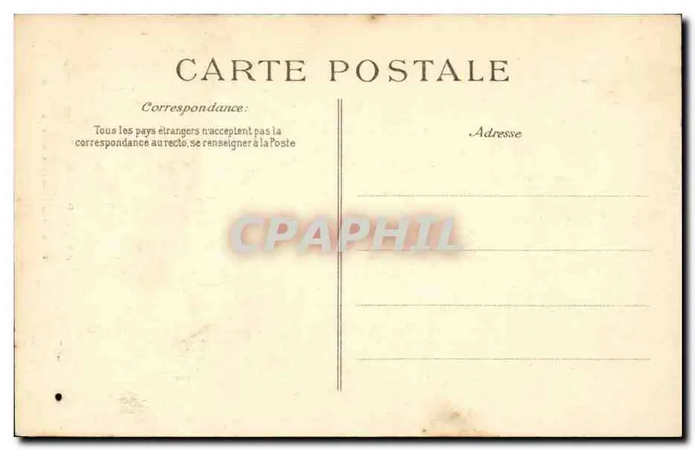 Gargouilla — Catedral de Notre-Dame de Paris — editor Paris, n° 53351 - Verso