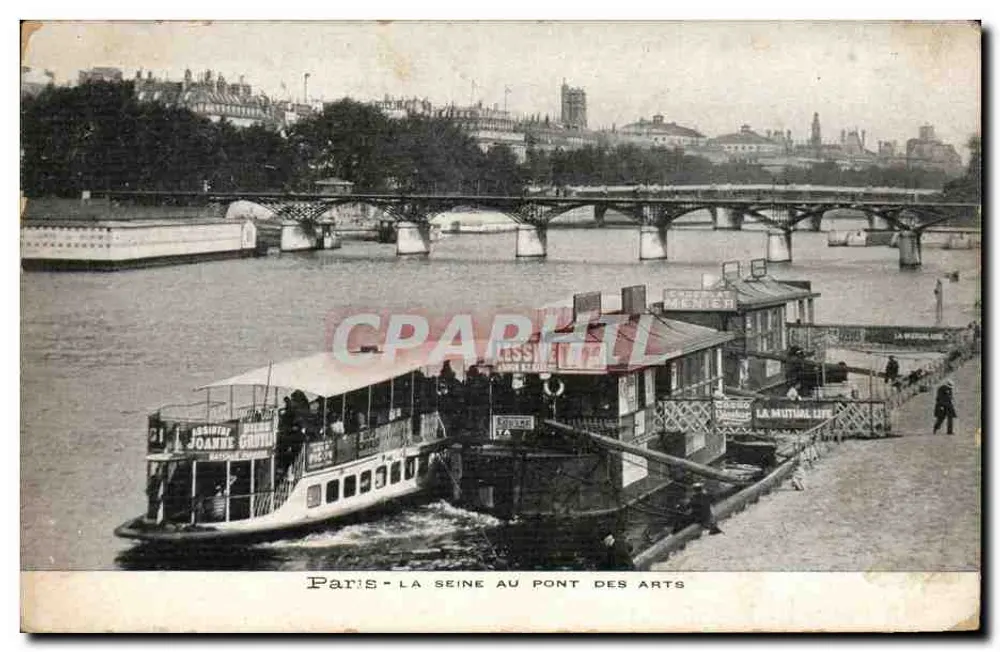 Paris - Die Seine am Pont des Arts — Verleger nicht angegeben, Seriennummer nicht sichtbar - Vorderseite