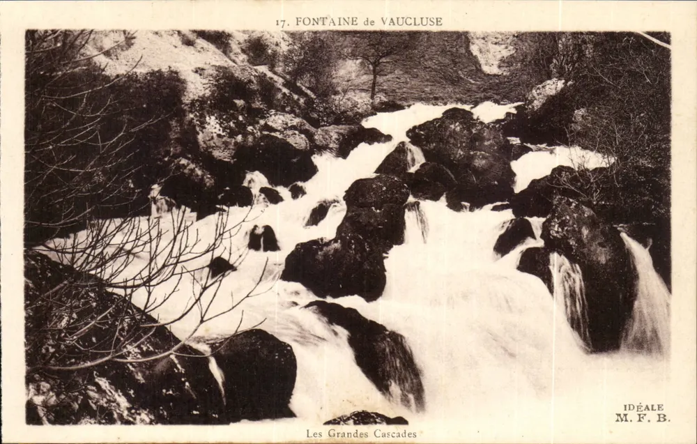 Die Großen Wasserfälle — Fontaine de Vaucluse — IDÉALE M.F.B. - Vorderseite