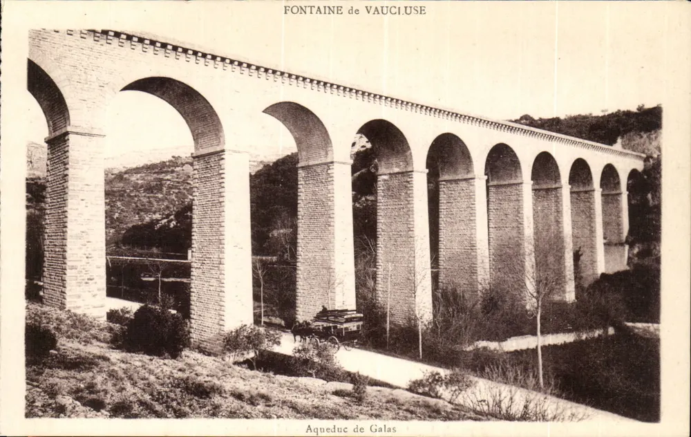 Acquedotto di Galas — Fontana di Vauciuse — Edizione Artistica Monclar - Recto