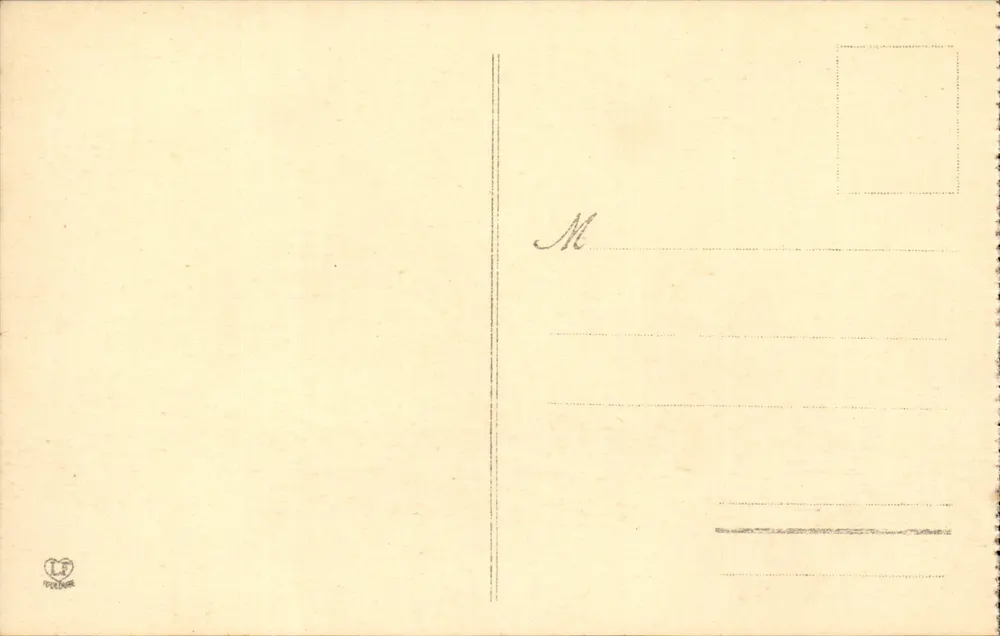 Pau - Schloss Henri IV - Wartezimmer — Verlag Labouche frères, Toulouse - Rückseite