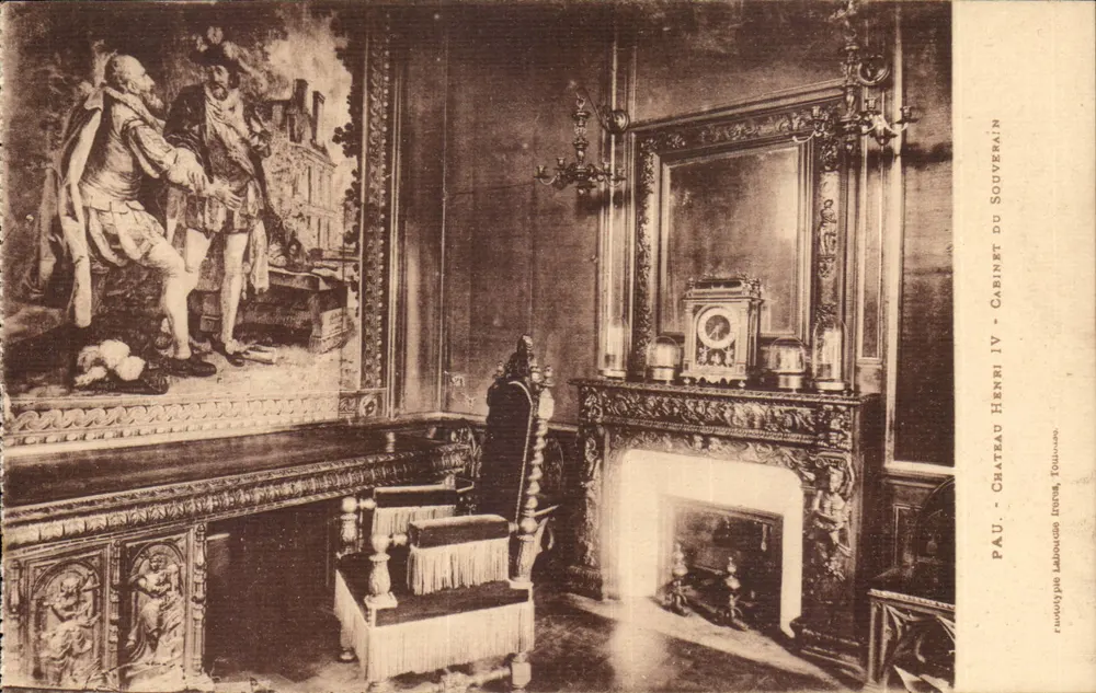 Pau - Schloss Henri IV - Cabinet des Souveränen - Vorderseite