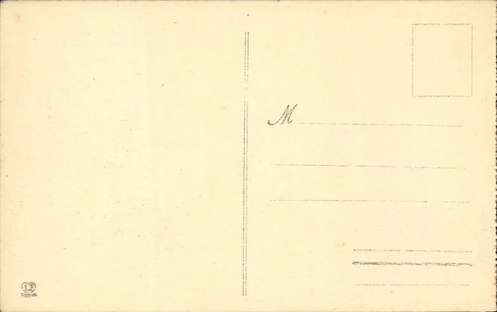 Pau - Schloss Henri IV und der Pic du Midi d'Ossau — Verlag Labouche Frères, Toulouse - Rückseite