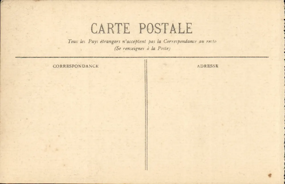 Bordeaux — Place de la Comédie — Grand Théâtre — Verlag BR, Nr. 217 - Rückseite