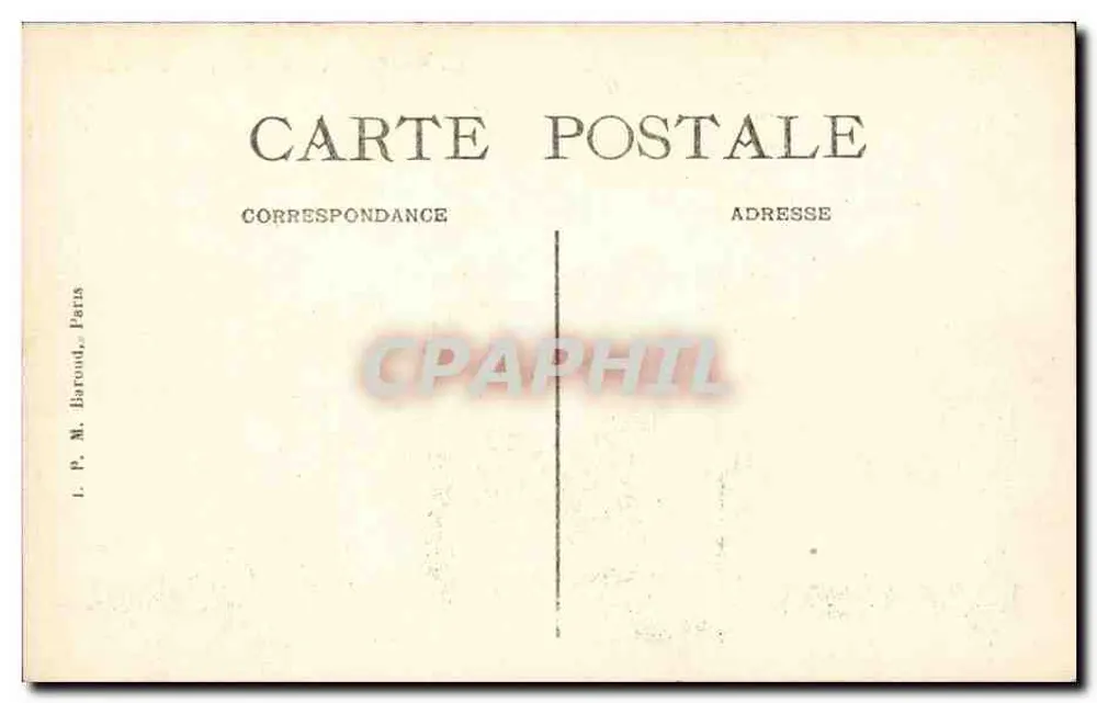 Paris — Arco da Triunfo da Estrela — I. P. M. Baroud, Paris - Verso