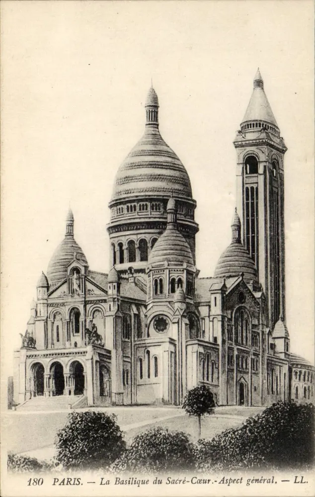 Parigi — La Basilica del Sacro Cuore — Aspetto generale — LL. - Recto