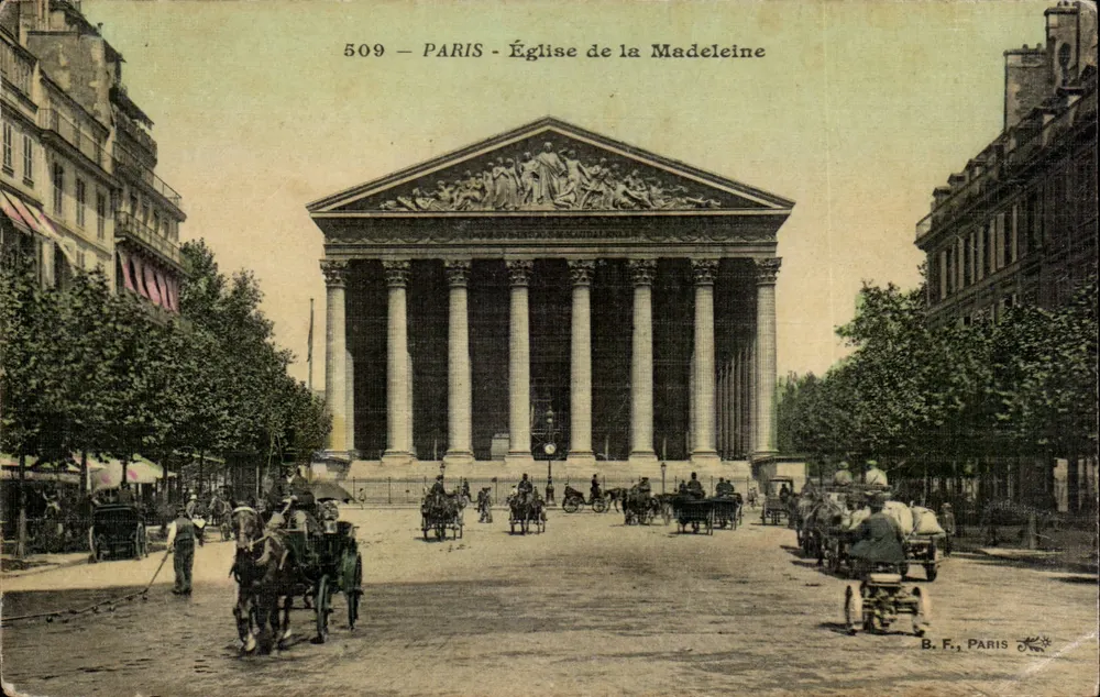 Paris - Igreja da Madeleine — B.F., Paris, n° 509 - Frente