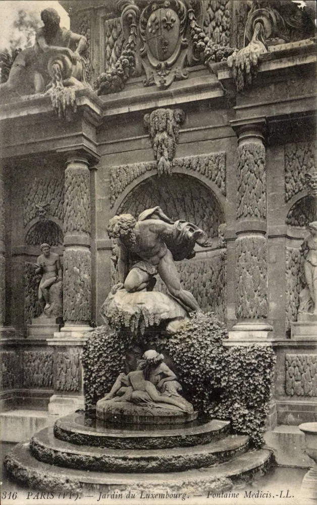 Jardin du Luxembourg — Fontaine Médicis — LL - Vorderseite