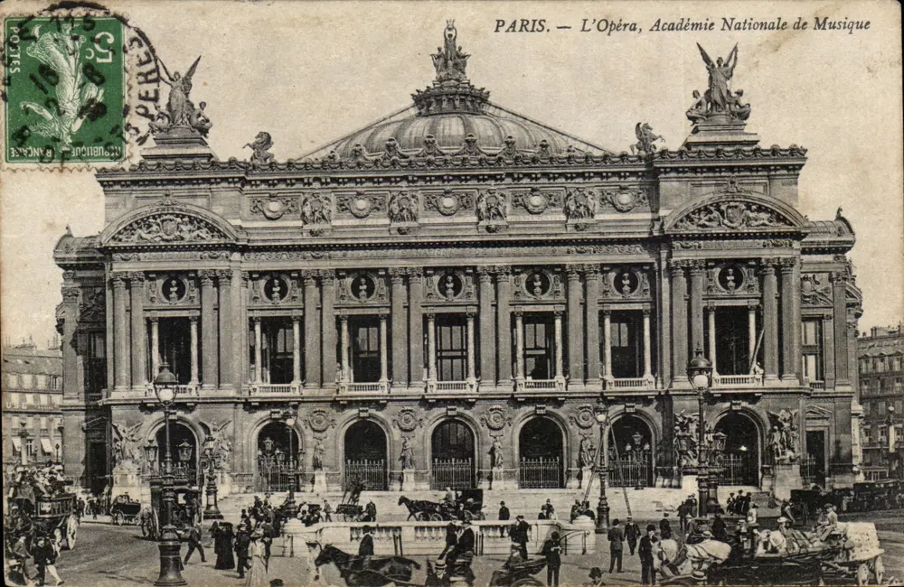 PARIS — Das Opernhaus, Nationale Akademie der Musik — Verlag PEREIRE - Vorderseite