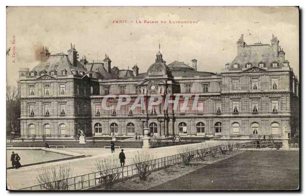 Paris - O Palácio do Luxemburgo — A. Tardieu Editor - Frente