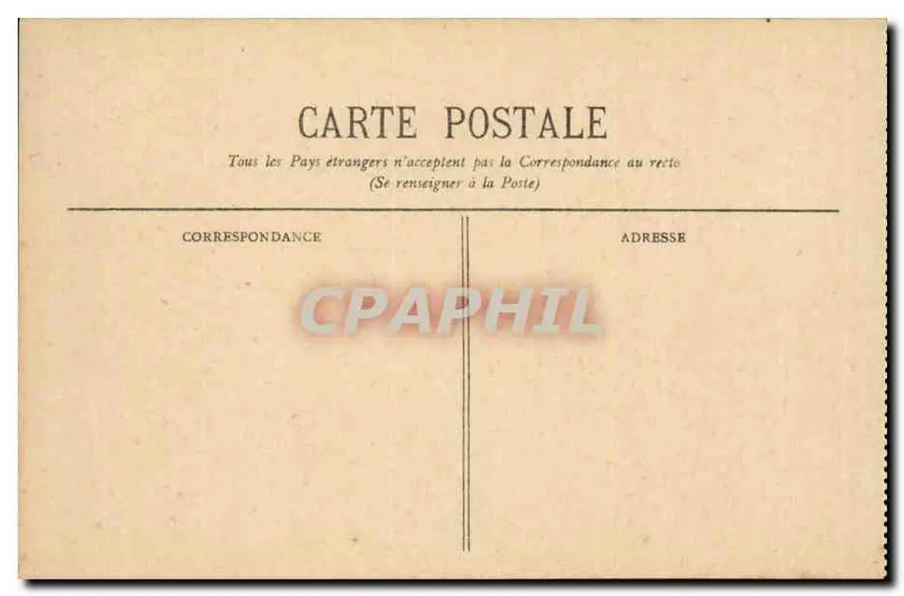 Bordeaux - Der Öffentliche Garten - Die Terrassenallee - BR 2452 - Rückseite