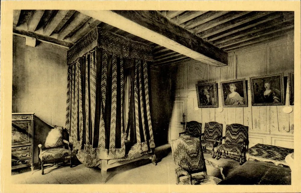 Habitación llamada de Carlos IX — Castillo de Talcy (Loir-et-Cher) — Edición de los Monumentos Históricos - Anverso