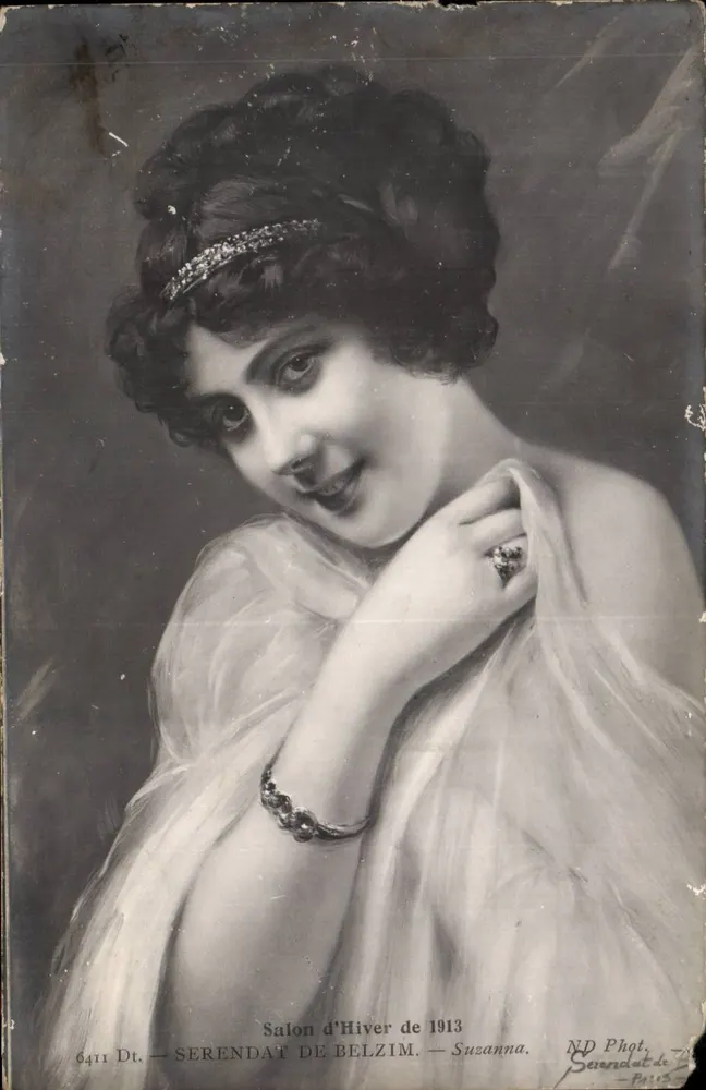 Suzanna — Winter-Salon von 1913 — ND-Foto. Serendat de Belzim, Paris - Vorderseite