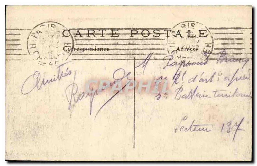 Paris — Place de la Nation — C.M. 194 - Verso