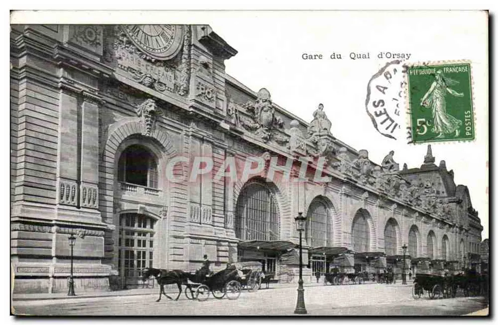 Estación del Qual d'Orsay — Estación del Este en París — editor desconocido - Anverso