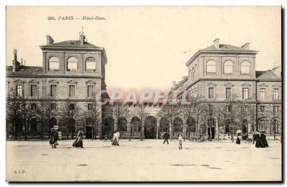 Paris — Hôtel-Dieu — S.I.P. n°200 - Vorderseite