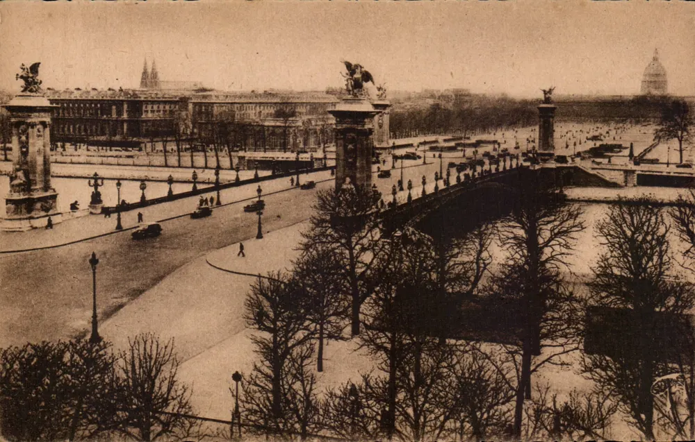 Brücke Alexandre-III — Esplanade der Invaliden — Éditions d'Art « GUY » - Vorderseite
