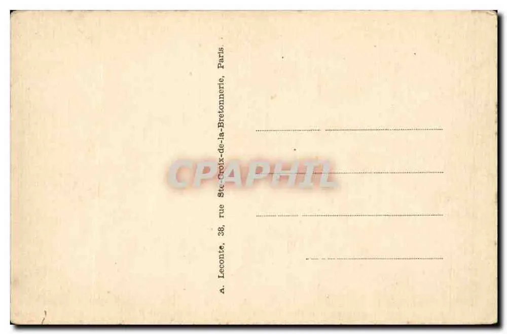 Paris — Rue de Rivoli — Rivoli Street — n°22 - Verso