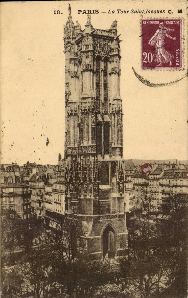 PARIS — Torre Saint-Jacques — C.M. editor, n° 18 - Frente