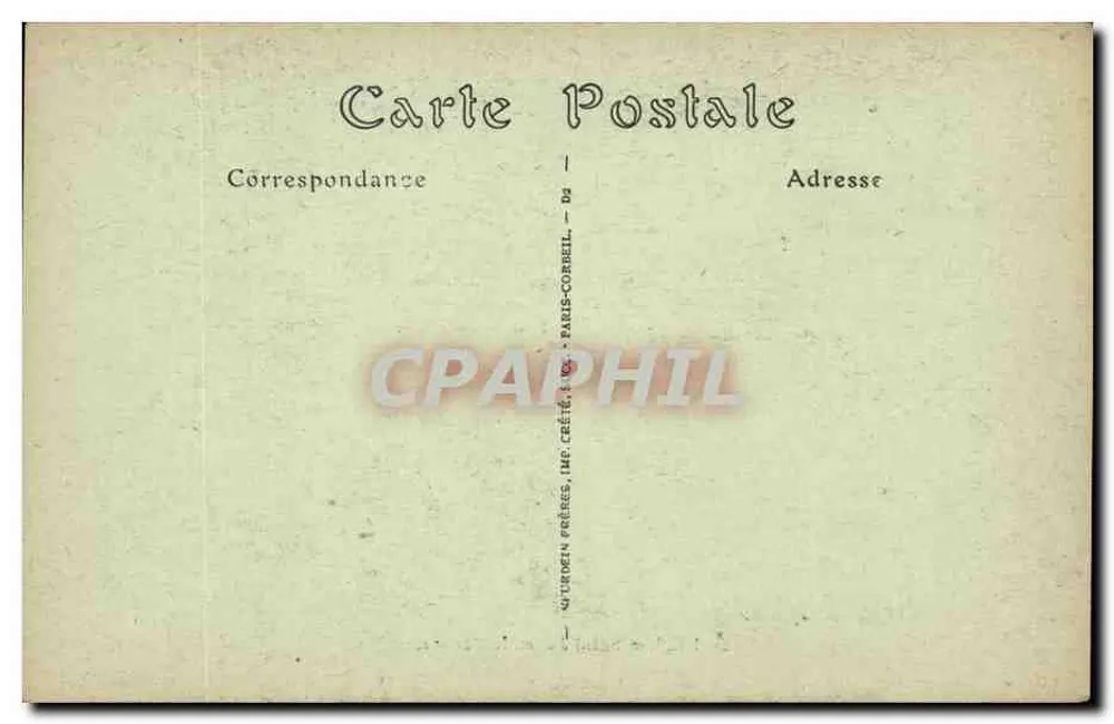 Paris — Fassade der Kirche Saint-Julien-le-Pauvre — Ausgabe Artié - Rückseite