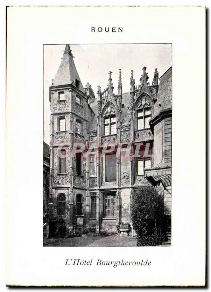 L'Hotel Bourgtheroulde — Rouen — uitgever niet zichtbaar - Voorkant